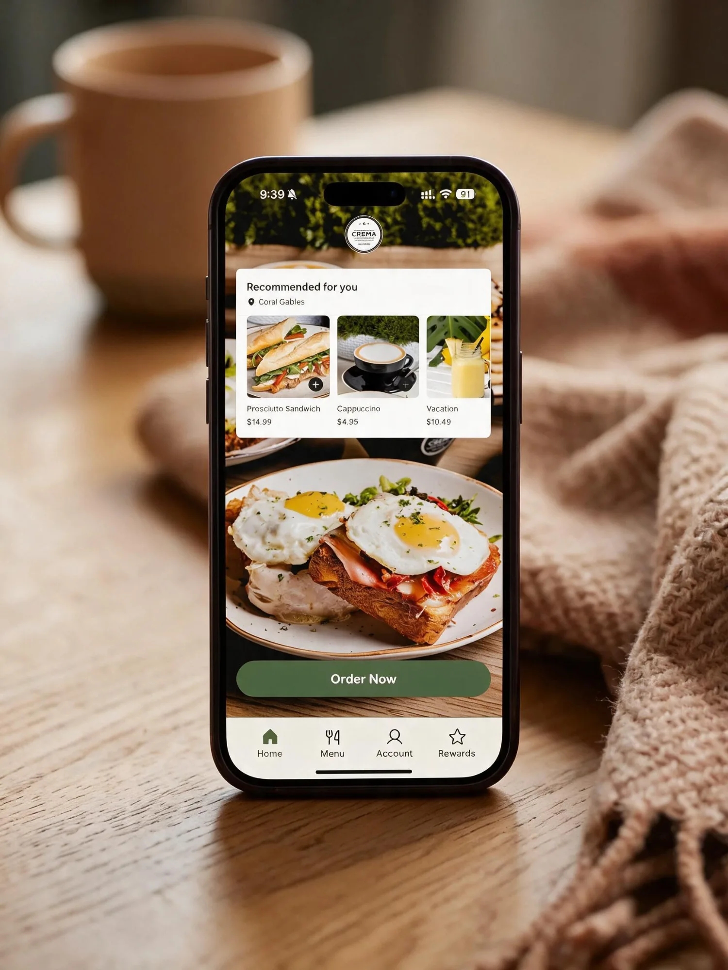 Crema Gourmet app